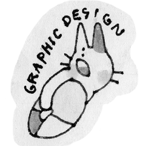 drawing of a cat with a mouse